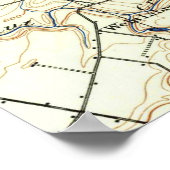 Vintage Karte von Erie Pennsylvania (1899) Poster (Ecke)