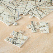 Vintage Karte von Erie Pennsylvania (1899) Puzzle (Seite)