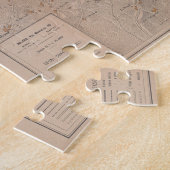 Vintage Karte von Florenz Italien (1910) Puzzle (Seite)