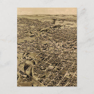 Vintage Karte von Fort Worth TX (1891)