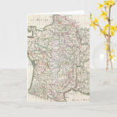 Vintage Karte von Frankreich (1771) (Gelbe Blume)