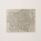 Vintage Karte von Frankreich (1799) Puzzle (Horizontal)