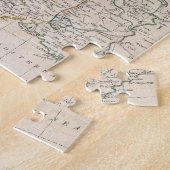 Vintage Karte von Frankreich (1799) Puzzle (Seite)