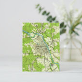 Vintage Karte von Fredericksburg Virginia (1944) (Stehend Vorderseite)