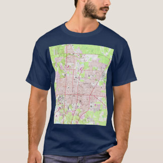Vintage Karte von Gainesville Florida 1966 Oversiz T-Shirt