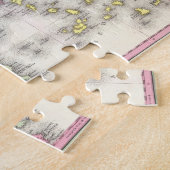 Vintage Karte von Griechenland (1853) Puzzle (Seite)