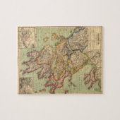 Vintage Karte von Griechenland (1903) Puzzle (Horizontal)