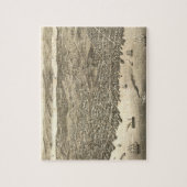 Vintage Karte von Halifax (1879) Puzzle (Vertikal)