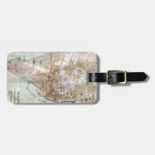 Vintage Karte von Halifax Neuschottland (1890) Gepäckanhänger (Vorderseite horizontal)