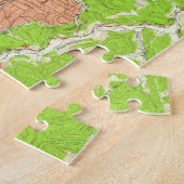 Vintage Karte von Huntington West Virginia (1957) Puzzle (Seite)