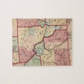 Vintage Karte von Idaho (1866) Puzzle (Horizontal)