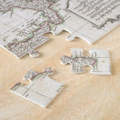 Vintage Karte von Italien (1770) Puzzle (Seite)