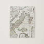 Vintage Karte von Italien (1770) Puzzle (Vertikal)