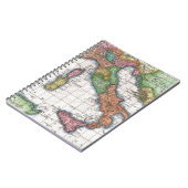 Vintage Karte von Italien (1780) Notizblock (Linke Seite)