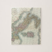 Vintage Karte von Italien (1799) Puzzle (Vertikal)