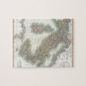 Vintage Karte von Italien Puzzle (Horizontal)