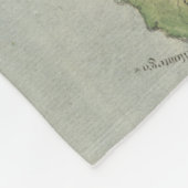 Vintage Karte von Jamaika (1780) Fleecedecke (Ecke)