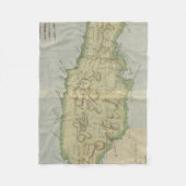 Vintage Karte von Jamaika (1780) Fleecedecke (Vorderseite)