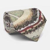 Vintage Karte von Jerusalem Israel (1730) Krawatte (Gerollt)