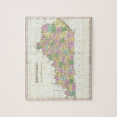 Vintage Karte von Kentucky (1827) Puzzle (Vertikal)