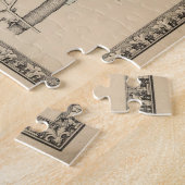 Vintage Karte von Lancaster PA (1864) Puzzle (Seite)