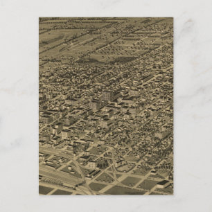 Vintage Karte von Lincoln NE (1889)