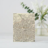 Vintage Karte von Liverpool England (1836) (Stehend Vorderseite)