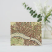 Vintage Karte von London (17. Jahrhundert) (Stehend Vorderseite)