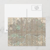 Vintage Karte von London (1890) (Vorne/Hinten)