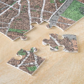 Vintage Karte von London (1923) Puzzle (Seite)