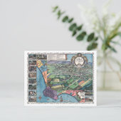 Vintage Karte von Los Angeles 1871 (Stehend Vorderseite)