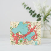 Vintage Karte von Madison Wisconsin (1959) (Stehend Vorderseite)