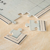 Vintage Karte von Maine (1893) Puzzle (Seite)