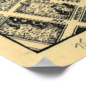 Vintage Karte von Maplewood NJ (1910) Poster (Ecke)