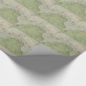 Vintage Karte von Marthas Vineyard (1913) Geschenkpapier (Ecke)