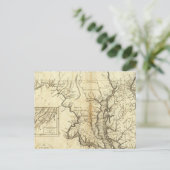 Vintage Karte von Maryland (1796) (Stehend Vorderseite)