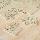 Vintage Karte von Maryland (1796) Puzzle (Seite)