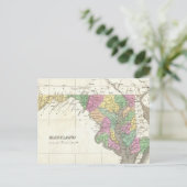 Vintage Karte von Maryland (1827) (Stehend Vorderseite)