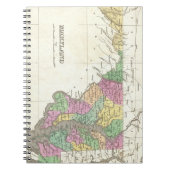 Vintage Karte von Maryland (1827) Notizblock (Vorderseite)