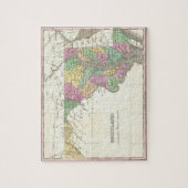 Vintage Karte von Maryland (1827) Puzzle (Vertikal)