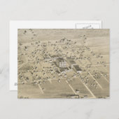 Vintage Karte von McKinney Texas (1876) (Vorne/Hinten)