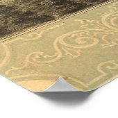 Vintage Karte von Memphis Tennessee (1870) Poster (Ecke)