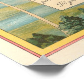 Vintage Karte von Mexiko-Stadt (1628) Poster (Ecke)