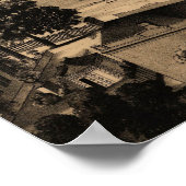 Vintage Karte von Milwaukee WI (1854) Poster (Ecke)