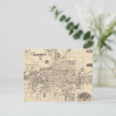 Vintage Karte von Montgomery, Alabama (1899) (Stehend Vorderseite)