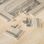 Vintage Karte von Montreal (1859) Puzzle (Seite)