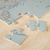 Vintage Karte von Montreal (1901) Puzzle (Seite)