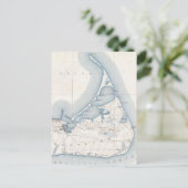 Vintage Karte von Nantucket (1919) (Stehend Vorderseite)