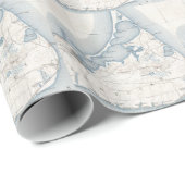 Vintage Karte von Nantucket (1919) Geschenkpapier (Rolleneckpunkt)