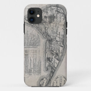 Vintage Karte von Nantucket Case-Mate iPhone Hülle